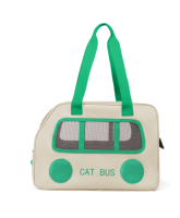Sac à dos de transport pour animaux de compagnie Rose Oxford, motif chat de dessin animé, souple, respirant, avec fermeture éclair, capacité 5 kg