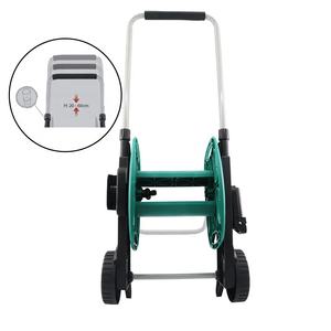 SUNSHINE SX-W-10C chariot de lavage de voiture et de jardinage en fer léger avec enrouleur de tuyau d'eau en métal portable pour jardins - Product Image 2