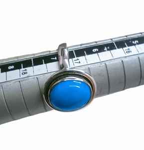 Arizona Bague de mariage pour homme en argent sterling 925 Style tendance Turquoise naturelle personnalisée - Product Image 3