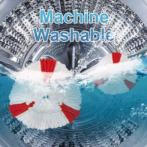 Allegro 2024, superventas, <span class=keywords><strong>fregona</strong></span> <span class=keywords><strong>giratoria</strong></span> lavable, inserto compatible con Viledas Triangle Easywring Spin 100%, cabeza de <span class=keywords><strong>fregona</strong></span> de microfibra de 36 cm - Product Image 6