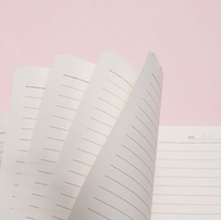 Carnet de notes Wenshun A5 en cuir avec serrure en forme de cœur, reliure cousue, 100 feuilles, pour étudiants, journal secret Kawaii, cadeau