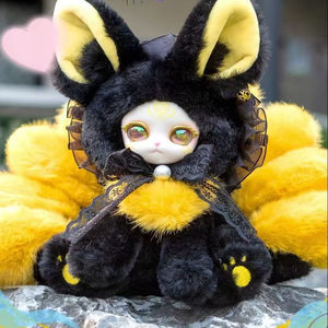 ตุ๊กตาจิ้งจอกเก้าหางนำโชค FuYou รุ่นใหม่ ของเล่นกล่องสุ่ม บรรจุใยฝ้าย PP เหมาะสำหรับตกแต่งในวันหยุดสำหรับทุกเพศ - Product Image 4