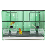 Loquet de porte de cage à pigeons en fil métallique de luxe moderne pour le commerce de détail, avec plateau en plastique, pour le transport et l'élevage de pigeons de course, résistant à la rouille, qualité professionnelle