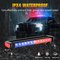Bernsteinfarbene Magnetische LED-Warnleuchte 10-30V IP67 Autodach-Magnetblitzleuchte für Abschleppwagen, Gabelstapler, Baufahrzeuge