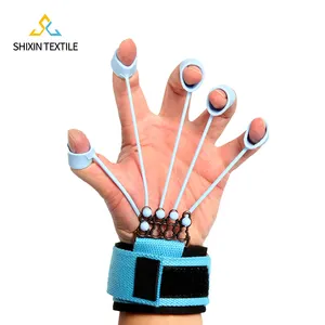 Therapie Hand Kraft training Tragbare Legierung Connector Exerciser Rehabilitation Finger Yoga Palm Stärker für Autismus