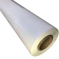Film de covering automobile OFRX blanc découpé à l'emporte-pièce, simple face, en PVC avec adhésif acrylique, épaisseur 0,1 mm, imperméable, motif imprimé sérigraphié