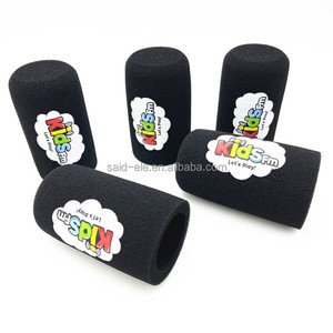 Shu <span class=keywords><strong>re</strong></span> SM7B mic foam windsocks per broadcasting vloggers Studio MV7 microfono parabrezza canale logo stampato. - Product Image 2