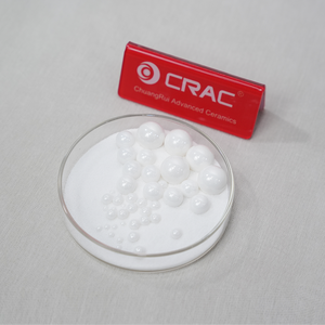 CRAC 공장 직접 0.5mm 이트륨 안정화 지르코니아 비드 <span class=keywords><strong>95%</strong></span> YSZ 세라믹 연삭 비드 산업용 세라믹 응용 - Product Image 1
