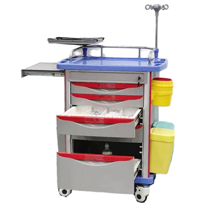 Carrello del carrello di emergenza dell'ospedale di alta qualità per le cliniche e le strutture mediche - Product Image 1