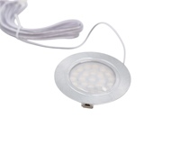 Lumière sous-armoire ultra-fine ronde IP44, spot encastré pour armoire, mini spot LED 5046-21-1