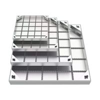Grille de drain moderne en acier inoxydable - Durable et anti-corrosion pour immeubles de bureaux et entrepôts