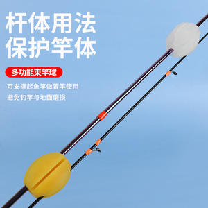 Soporte para Caña de Pescar Boyuan con Hebilla de Goma, Herramienta de Almacenamiento de Caña Telescópica con Hebilla Automática - Product Image 1