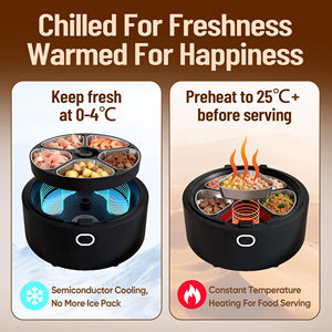 Comedero Automático <span class=keywords><strong>para</strong></span> Gatos con Alimentación Húmeda, Enfriamiento y Calentamiento por Semiconductor, Recipiente de Acero Inoxidable, Control por Aplicación y Cámara - Product Image 2