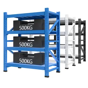 Schlussverkauf Warenlager-Rack industrielle Stahlregale Lagerregale Garagenregal Lager Metall mittel-Leichtgewicht-Rack