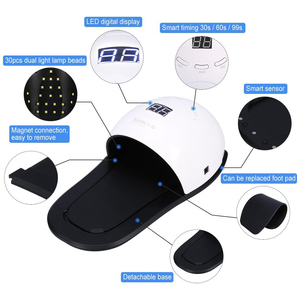 Vente flash - Lampe UV 48W pour les mains et les pieds, sécheuse à ongles LED, séchage rapide, portable, pour usage domestique, marque privée - Product Image 4