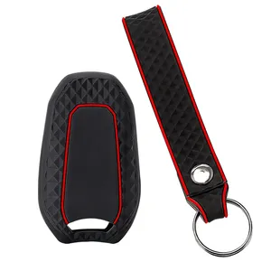Housse de clé en silicone, porte-clés pour voiture, compatible avec Peugeot 3008 307 308 207 208 407 508 <span class=keywords><strong>206</strong></span> 2008 301 5008, compatible avec Citroën C2 C3 C4 C5 - Product Image 4