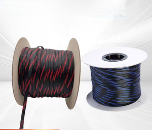 Bright Colored Braided Polyester PET Mesh Sleeve <strong>Spiral</strong> Wrapping Audio <strong>Electrical</strong> Wires Protector Inside Diameter 10mm-30mm - Product Image 6