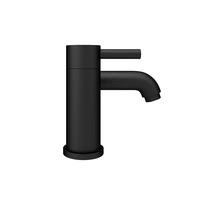 Robinet de lavabo de salle de bain en or brossé Mitigeur de lavabo à double levier avec pommeau de douche Montage sur pont