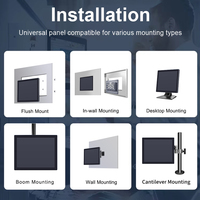 Panel PC Industrial de Marco Abierto de 15.6 Pulgadas, Precio de Fábrica, Sin Ventilador, Pantalla Táctil Capacitiva, Android, Resistente al Agua, Todo en Uno