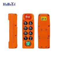 Remote Kontrol Nirkabel Crane Kecepatan Tunggal F23-C+8 Tombol, Remote Kontrol Industri