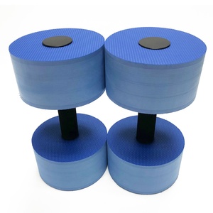 HUNLON Pesas Gimnasio Ejercicio acuático Eva Fitness Mancuernas flotantes Juego de 2 para ajuste de aeróbicos acuáticos - Product Image 2