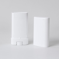 Flacon vide en plastique à mécanisme rotatif de 15ml, 20ml, 75ml, design tendance, pour stick de protection solaire, blush et déodorant, avec capuchon