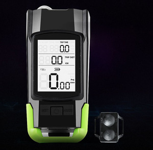 Lámpara de ciclismo 3 en 1 recargable por USB, 4000mAh, T6, luz led <span class=keywords><strong>para</strong></span> bicicleta con mesa de código y bocina - Product Image 2