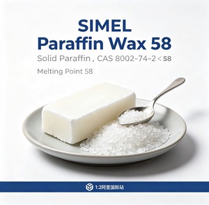 Cera de Parafina SIMEL 58, Totalmente Refinada y Semirrefinada, Cera Industrial Sólida para Suministro a Granel, CAS 8002-74-2, Fabricación de Velas - Product Image 2