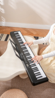 88-Key Foldable for Portable Digital Piano Keyboard USB Midi Display Electronic Organ