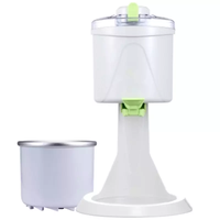Nouvelle machine à glace molle compacte pour la maison, pour la préparation de glaces aux fruits et au lait, haute productivité