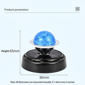 Diffuseur d'arômes pour voiture à énergie solaire avec évaporation naturelle, design moderne en plastique - Product Image 6