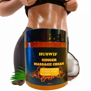 Vente en gros Crème de massage corporelle au gingembre pour <span class=keywords><strong>ventre</strong></span> <span class=keywords><strong>plat</strong></span> effet rapide Gel chauffant pour la taille Crème brûle-graisse amincissante pour façonner la taille - Product Image 1