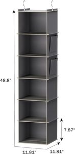 Organizador de Armario Colgante en Oferta, Estantes de Almacenamiento Colgantes de 6 Niveles para Dormitorio - Product Image 2