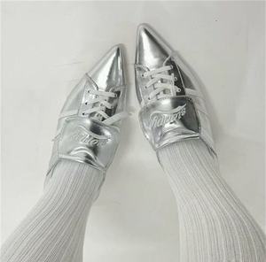 Chaussures à talons athlétiques japonaises <span class=keywords><strong>WWG</strong></span> à bout pointu, de qualité supérieure, uniques, légères et de niche, pour un usage quotidien décontracté - Product Image 4