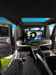 Kit d'intérieur YLD en cuir PU de luxe <span class=keywords><strong>pour</strong></span> Cadillac Escalade Mercedes V260, semi-paravent <span class=keywords><strong>TV</strong></span>, nouveau design, sur mesure <span class=keywords><strong>pour</strong></span> SUV et MPV - Product Image 5