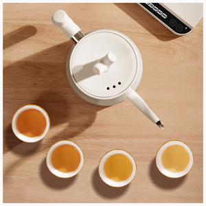 Hervidor de té y café eléctrico de cuello de cisne de acero inoxidable de 1.0L, diseño clásico, olla para electrodomésticos para uso doméstico de café - Product Image 6