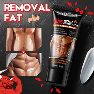 OEM SADOER melhores homens perda de peso oito pack plana barriga calor bálsamo para barriga moldar corpo estômago cintura emagrecimento creme