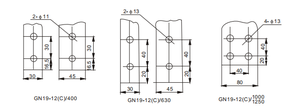 สวิตช์ตัดวงจรคุณภาพสูง 12kV 50Hz สำหรับใช้งานภายในอาคาร แบบ 3 โพล 4000A รุ่น GN19 - Product Image 5