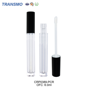<b>Clear</b> PETG Lip <b>Gloss</b> Tube 4ml with Black Screw Cap Cosmetic Packaging - Product Image 5