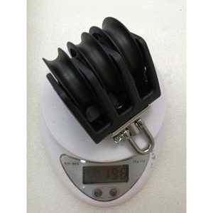 ลูกล้อเรือใบสามล้อ Master BP-0505F ขนาดเส้นผ่านศูนย์กลางล้อ 50 มม. เส้นผ่านศูนย์กลางสาย 10 มม. อุปกรณ์ทางทะเล - Product Image 3