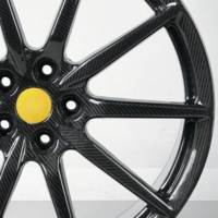 Bku serat karbon untuk Ferrari 458 488 SF90 296 GTB Roma Spider 5x114.3 roda tempa 19 20 21 inci pelek Aloi ringan mewah
