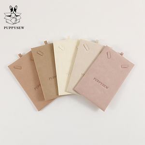 Sac à bijoux en microfibre PUPPYSEW avec logo, pochette à bijoux de haute qualité avec insert, sac cadeau, pochette à collier en velours avec insert - Product Image 4