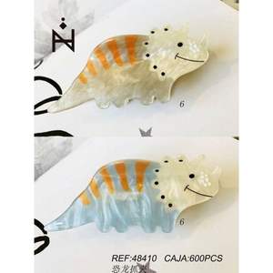 Pince à cheveux griffe de dinosaure Angelina 6 cm, accessoire capillaire en plastique de haute qualité pour enfants, usage quotidien, motif dessin animé - Product Image 4