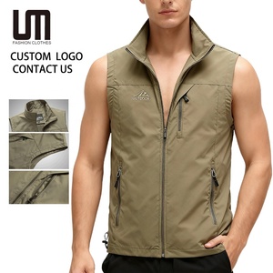 Logo personnalisé hommes vêtements extérieur <span class=keywords><strong>gilet</strong></span> <span class=keywords><strong>grande</strong></span> <span class=keywords><strong>taille</strong></span> décontracté <span class=keywords><strong>sans</strong></span> manches Sport alpinisme coupe-vent <span class=keywords><strong>gilet</strong></span> vestes gilets - Product Image 1