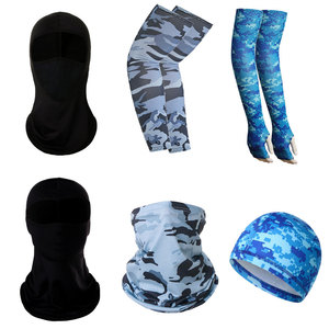 Cycling Sun Protection Face Mask Scarf Ice Silk Sleeves Anti-Uv Outdoor Sports Gear Unisex Adult Size - Product Image 4