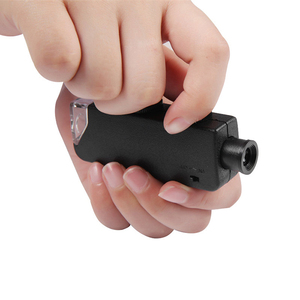 携帯用60X-100X光学ズームLED光拡大鏡ハンドヘルド子供用顕微鏡ジュエリーコインスタンプ小型ポケットサイズ - Product Image 5