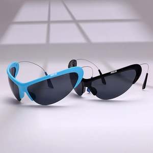 Nouvelles Lunettes de Soleil Vintage Punk 2025 pour Hommes et Femmes, Style Hip Hop, Demi-Oeil de Chat, Idéales pour l'Extérieur - Product Image 6