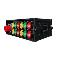 Boîtier de distribution industriel 12 voies CEE pour salles d'entraînement scéniques, IP65, 220V, 16A, protection MCB RCD, portable, pour extérieur
