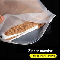 Sacs à fermeture éclair en plastique givré biodégradable personnalisés EVA+PE double face avec logo imprimé pour l'emballage des vêtements