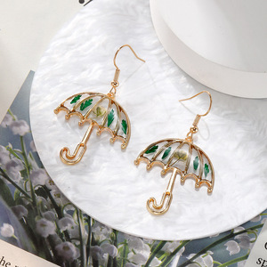 Multi Styles Hollow Shape Resin Drop <b>Earrings</b> Natural Preserved Pressed Dry Flower Floral Dangle <b>Hook</b> <b>Earrings</b> For Women - Product Image 5